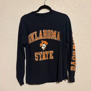 Oklahoma State Women's Long Sleeve Tee - Black and Orange